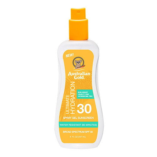 Australian Gold Ultimate Hydration Spray Gel Sunscreen SPF 30, 8 Oz